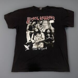 Ozzy Osbourne Y2K Black Sabbath Shirt Mens Large The Wizard